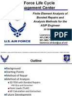 Finite Element Analysis of Bonded Repairs and Analysis Methods For The ASIP Engineer