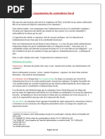 Organisation de contentieux fiscal