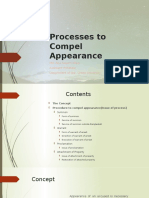 Processes To Compel Appearance