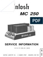 McIntosh MC250 Service Manual 23C48+ PDF