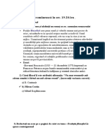 Tema: Filosofia Românească În Sec. 19-20-Lea