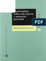 KOSELLECK - Modernidad, Culto A La Muerte y Memoria Nacional PDF