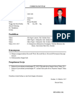 Curriculum Vitae - Format