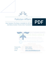 Pakistan Affairs by Adnan Saeed PDF