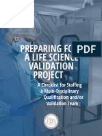 The FDA Group - Preparing For A Life Science Validation Project