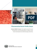 UNIDO REPORT - Kenya - Pharma Sector Profile - TEGLO05015 - Ebook - 0 PDF