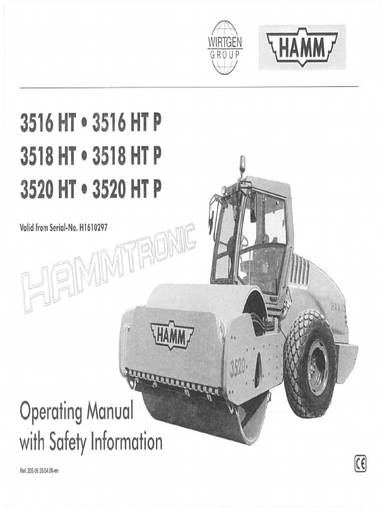 3516 3518 3520 OperatingManual PDF | PDF
