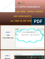 Cbse Class 4 Maths Worksheets: Maths Question Bank, Sample Papers and Worksheets All Free in PDF Format