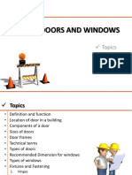 Doors and Windows: Topics Figures
