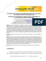 Influência de SI na gestão de estoques em supermercados