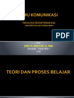 Teori Belajar FKG Baiturrahmah 2019