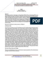 A Study of E-Filling of Income Tax Return in India