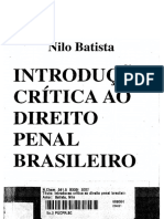 BATISTA, Nilo - Introdução Crítica Ao Direito Penal Brasileiro PDF
