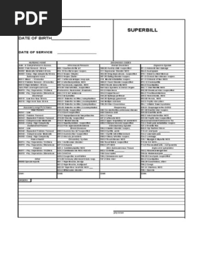 Superbill Template 06