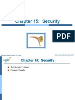 Chapter 15: Security: Silberschatz, Galvin and Gagne ©2013 Operating System Concepts - 9 Edition