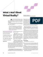 What's Real About Virtual Reality?: Frederick P. Brooks, JR