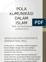 Pola Komunikasi Dalam Islam