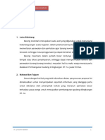 Proposal Pembangunan Gudang Inventaris