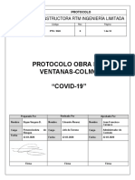 Protocolo Covid-19 RTM Ingeniería Limitada