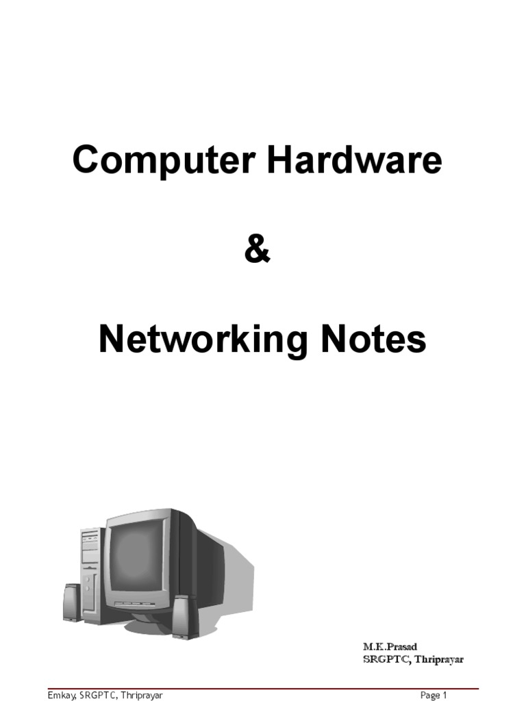 Computer Hardware And Networking Notes Pdf In Hindi Language Download