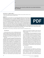(Human Movement) Physical Fitness in Female Soccer Players by Player Position A Focus On Anaerobic Power PDF