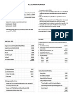 Accounting For Cash