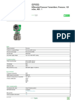 Differential Pressure Transmitter Data Sheet