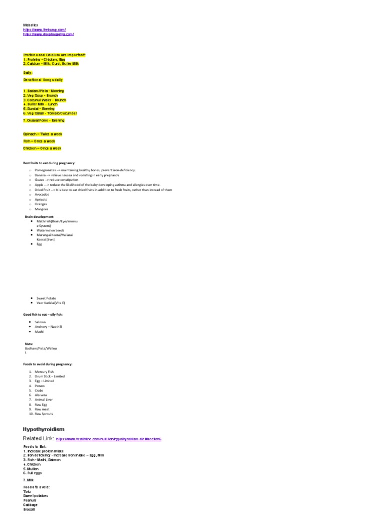 Dos and Donts During Pregnancy | PDF | Fruit | Dried Fruit