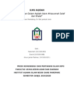 Paham Dan Aliran Dalam Aqidah Islam Ahlusunnah Salaf Dan Khalaf