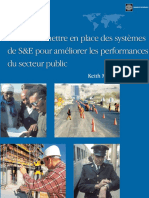 Comment Mettre en Place Un Syst de S&e Pour Ameliorer Les Performances Du Secteur Public PDF