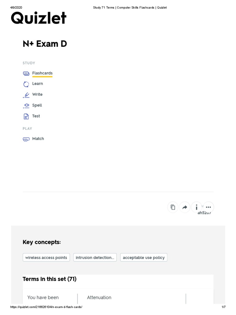 Study 71 Terms Computer Skills Flashcards Quizlet Download Free