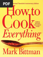 How To Cook Everything Mealplan