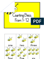 Counting Bees From 1 - 12 PDF