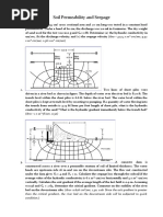 Soil Permeability and Seepage: Cm/sec, 9.52 x10 Cm/sec, 2.36 X 10 Cm/sec)