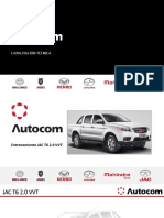 Jac T6 Gasolina - Introduccion y Parametros de Tecnologia PDF