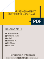 Faktor Penghambat Integrasi Nasional 2