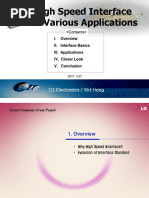 05 - High Speed Interface Various Applications - LG전자 - 홍국태 발표자료 - HS Interface - V10
