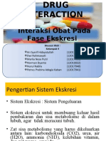 Interaksi Obat - Ekskresi Kelompok 4