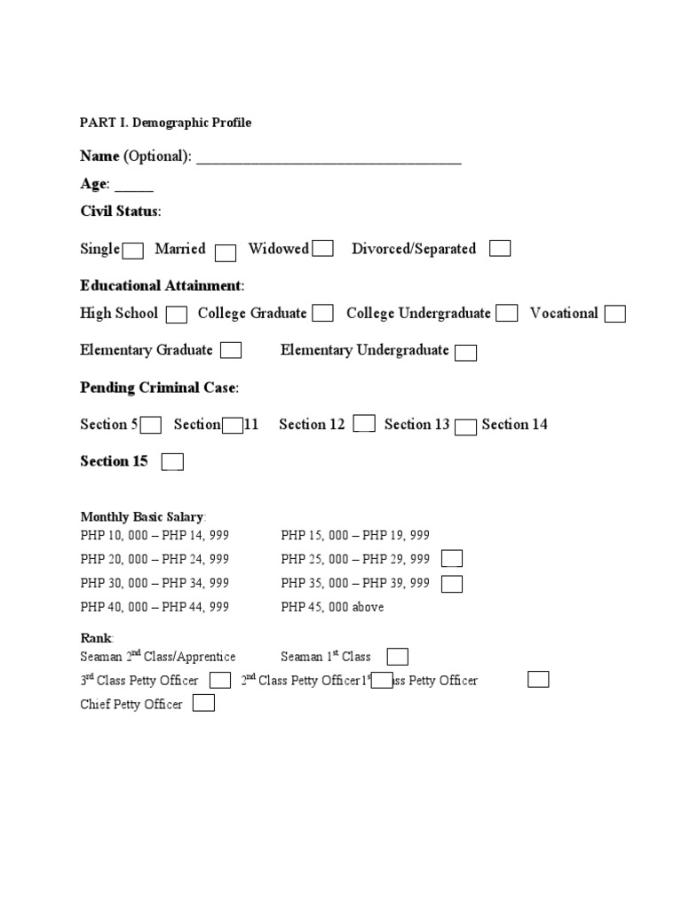 Name (Optional) Age Civil Status PDF