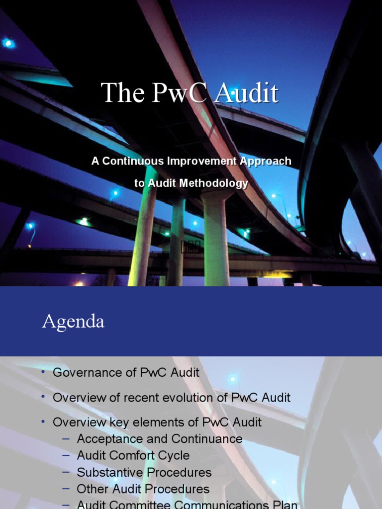 PwC Audit Methodology Overview | PDF | Pricewaterhouse Coopers ...