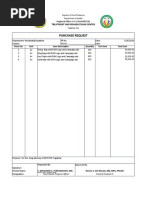 LGU Purchase Request Form Guidelines | PDF