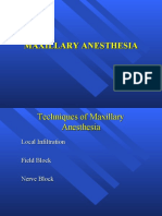 Maxillary Anesthesia - 2