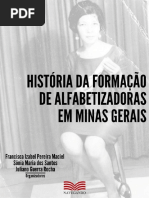 Livro História da formação de alfabetizadoras em Minas Gerais