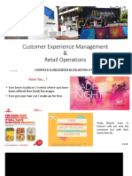 Customer Experience Management & Retail Operations: Compiled & Presented by DR - Deepak Joshi