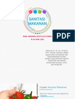 Satpel Sanitasi Makanan Powerpoint