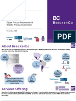 Beeckerco: Digital Process Automation & Robotic Process Automation