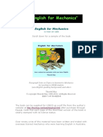 English For Mechanics PDF