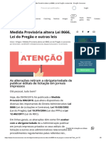 Medida Provisória Altera Lei 8666, Lei Do Pregão e Outras Leis - Direção Concursos PDF