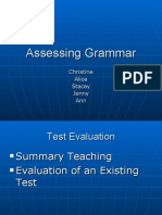 Assessing Grammar.ppt