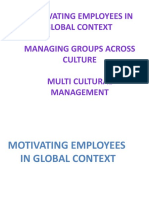 Multi Cultural Management